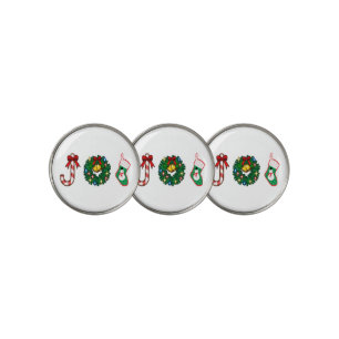 Merry Christmas Tree Gifts Decoration Golf Ball Marker