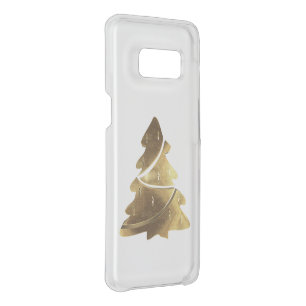 Merry Christmas Tree Gold Look Elegant Case