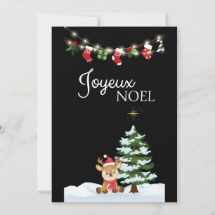 Merry Christmas tree Holiday Card