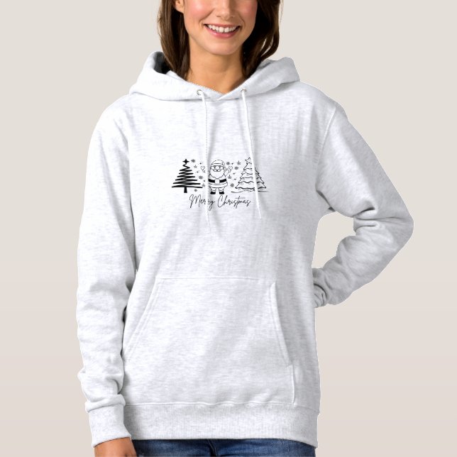 Merry Christmas Tree Hoodie (Front)