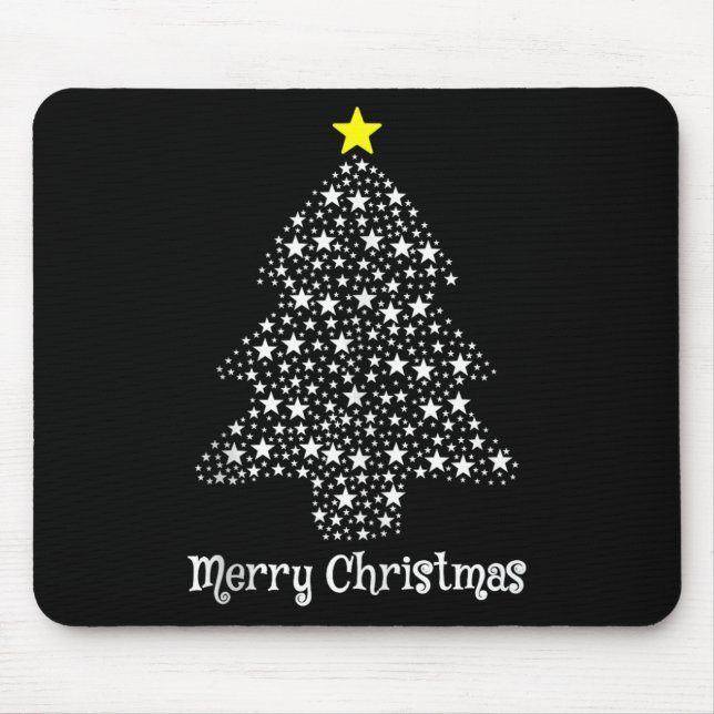 Merry Christmas Tree Matching Family Santa Xmas Ho Mouse Pad (Front)