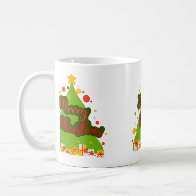 Merry Christmas Tree mug (Left)