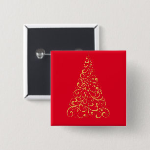 Merry christmas tree- red button