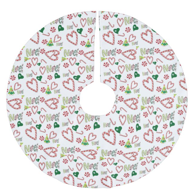 Merry Christmas Tree Skirt Noel (Front)