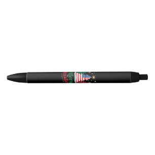 Merry Christmas Tree US Flag Santa Essential Pen