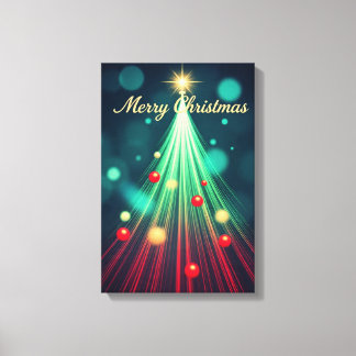 Merry Christmas Tree Wall Art