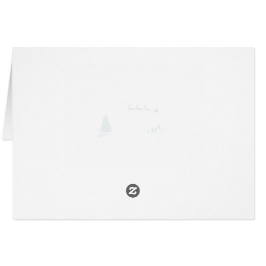 Merry Christmas Tree with Raiding Reindeer (Back Horizontal)