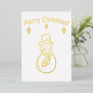 Merry Christmas Tree Xmas Holiday Snowman 