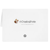 Merry Christmas Trees Card (Back Horizontal)