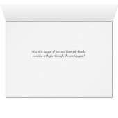 Merry Christmas Trees Card (Inside Horizontal (Bottom))