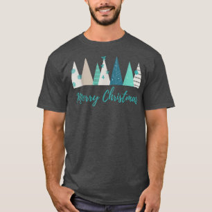 Merry Christmas Trees Classic Chic Country Farmhou T-Shirt