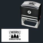 Merry Christmas Trees Elegant Leaves Vintage Self-inking Stamp<br><div class="desc">Christmas Party Elegant Leaves Vintage self-inking stamp. Unique,  beautiful,  stylish design. Easy to be personalized.</div>