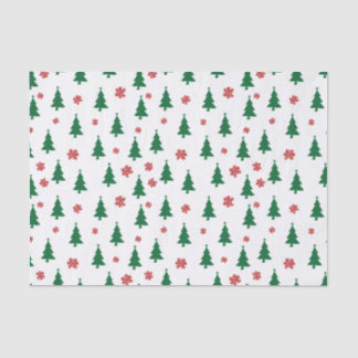 Merry Christmas Trees Tissue Paper