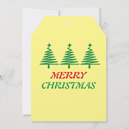 Merry Christmas Trendy Holiday (Front)