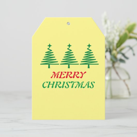 Merry Christmas Trendy Holiday (Standing Front)