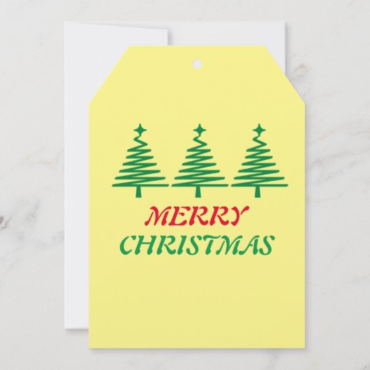 Merry Christmas Trendy Holiday (Back)