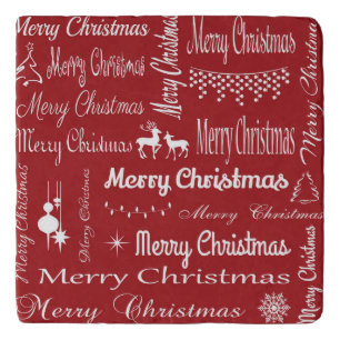 Merry Christmas Trivet