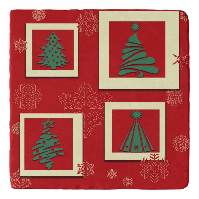 Merry Christmas Trivet (Front)