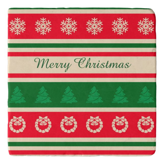 Merry Christmas Trivet (Front)
