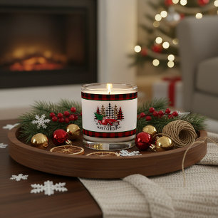 Merry Christmas truck and trees Scented Candle