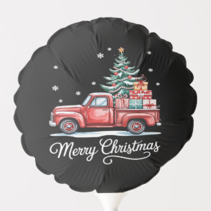 Merry Christmas Truck Funny Tree Essential Balloon