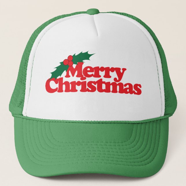 Merry Christmas Trucker Hat (Front)