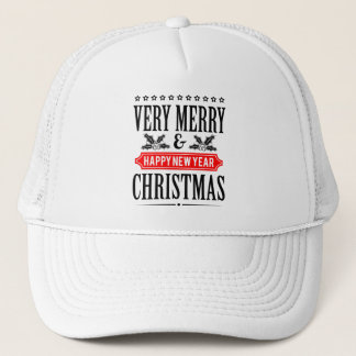 merry christmas trucker hat