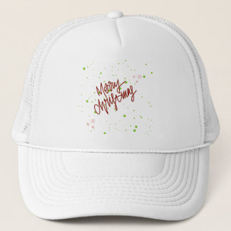 Merry christmas trucker hat