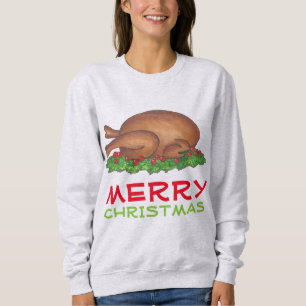 Merry Christmas Turkey Ugly Sweater Sweatshirt