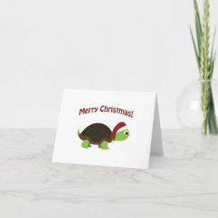 Merry Christmas! Turtle Holiday Card