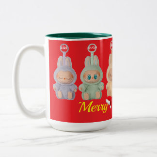Merry Christmas Two-Tone Coffee Mug