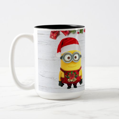 merry christmas Two_Tone coffee mug