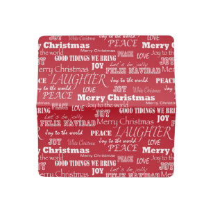 Checkbook Cover Merry Christmas The Grinch Red Snowflakes Suzie's Designs 