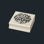 Merry Christmas Typography Rubber Stamp<br><div class="desc">Merry Christmas typography wood art stamp from Ricaso - ideal for your holiday mailings and crafting</div>