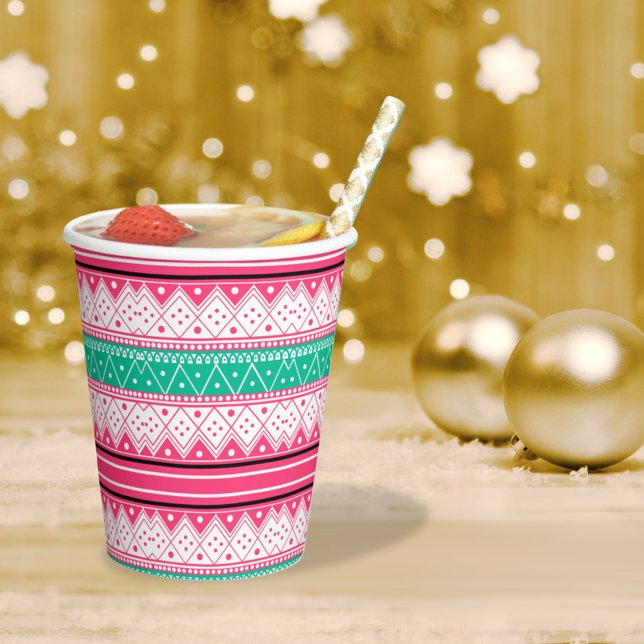 Merry Christmas & Ugly Sweater Paper Cups (Creator Uploaded)