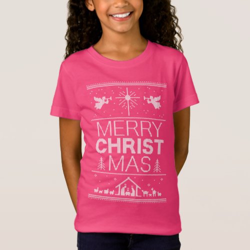 Merry CHRISTmas Ugly Sweater Religious Christian