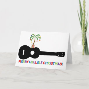 Merry Christmas Ukulele Holiday Card