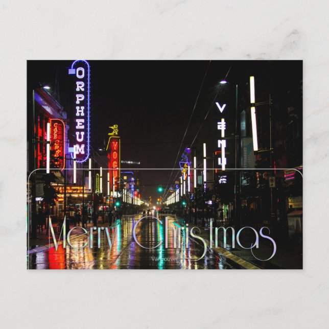 Merry Christmas, Vancouver, Postcard (Front)