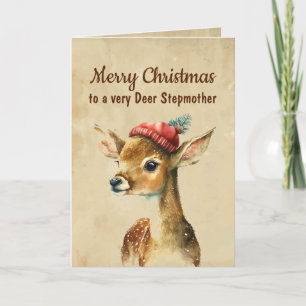 Merry Christmas Very Deer Stepmother Card