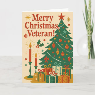 Merry Christmas Veteran Card