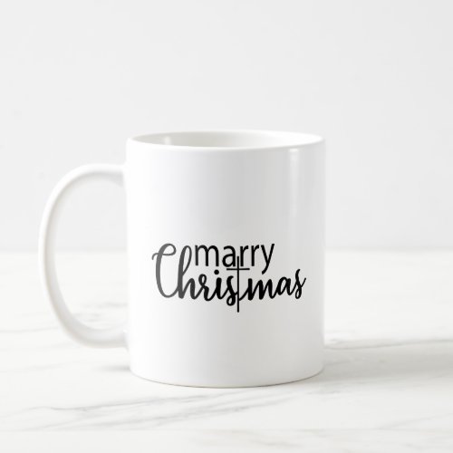 Merry Christmas vibes Mama christian cross Womens Coffee Mug