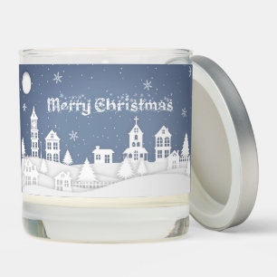 Merry Christmas Village Scented Candle