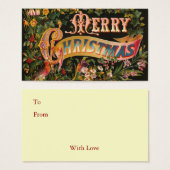 "Merry Christmas" Vintage (Front & Back)