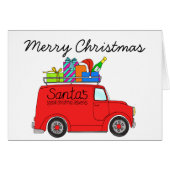 Merry Christmas vintage Car (Front Horizontal)