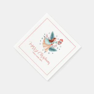 Merry Christmas vintage design Napkins