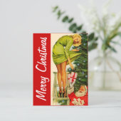 Merry Christmas Vintage Postcard | Zazzle