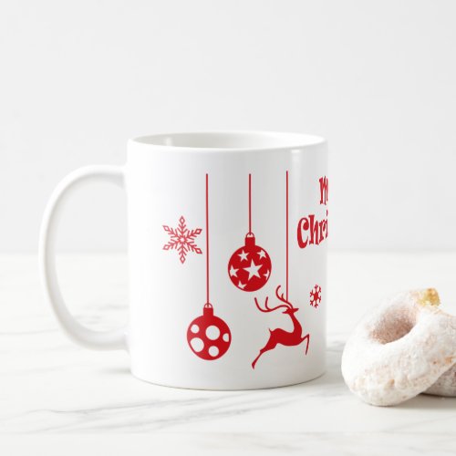 Merry Christmas Vintage Reindeer gift Coffee Mug