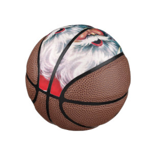 Merry Christmas,vintage,retro,Santa claus,happy Sa Mini Basketball