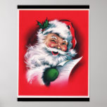 Merry Christmas,vintage,retro,Santa claus,happy Sa Poster<br><div class="desc">Merry Christmas, vintage, retro, Santa claus, happy Santa Claus, modern, trending, trendy, cute,  colorful, fun</div>
