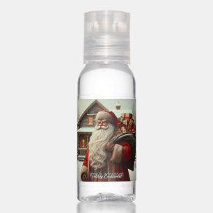 Merry Christmas vintage Santa Hand Sanitizer